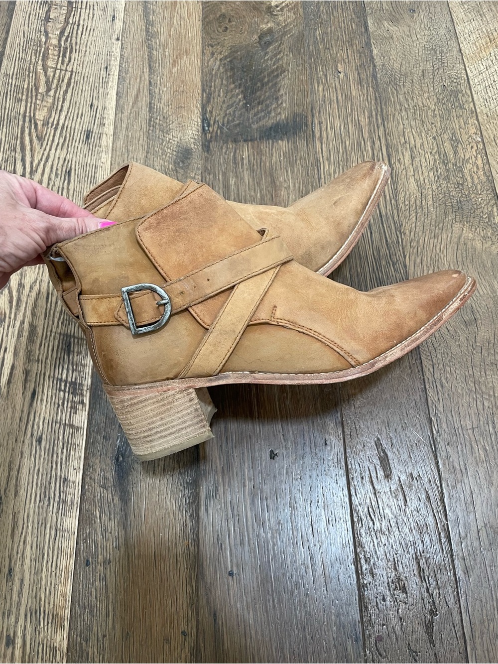 NEW Free People leather boots Wm 9.5